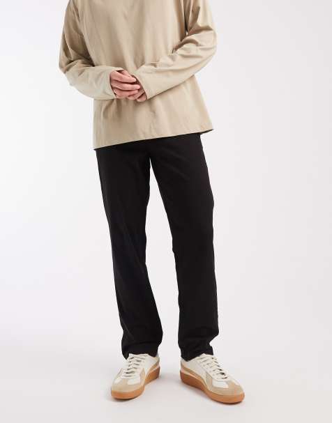Jack & Jones – Ollie – Czarne chinosy o regularnym kroju - view 1