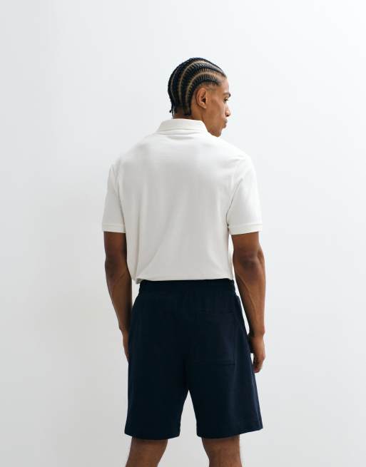 Jack & Jones orginals logo sweat shorts in navy, 3 of 9