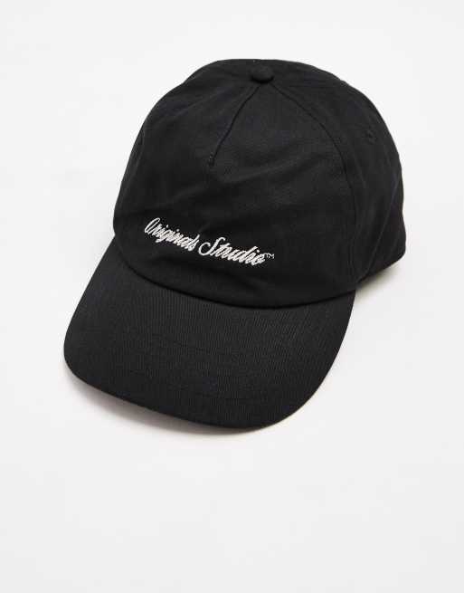 unsually Original Embroidered Cap ブラック Unsually logo embroidered cap vol.2 – unsually