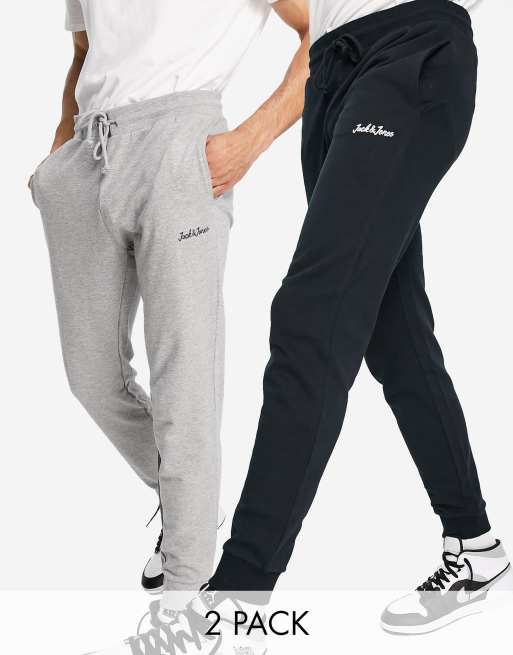 jack jones black joggers