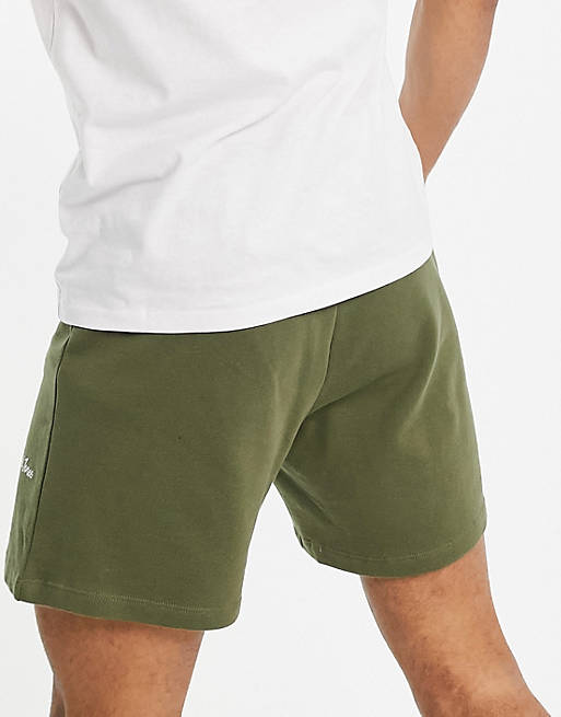  Jack & Jones Originals 2 pack logo shorts in navy & khaki 