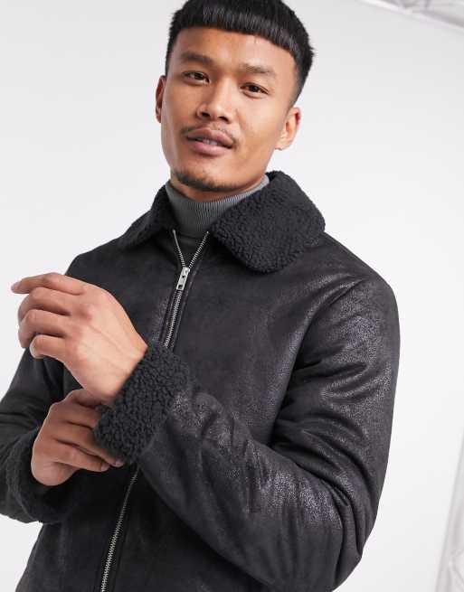 Mens aviator outlet jacket asos