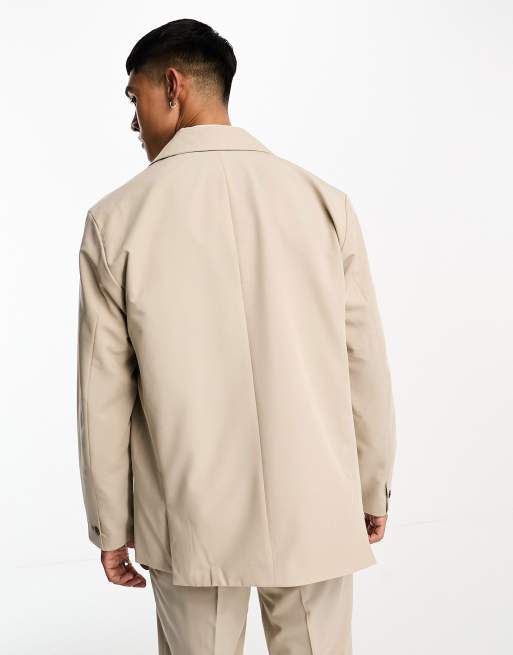 Jack & Jones Originals – Beżowa marynarka garniturowa oversize, 3 z 5