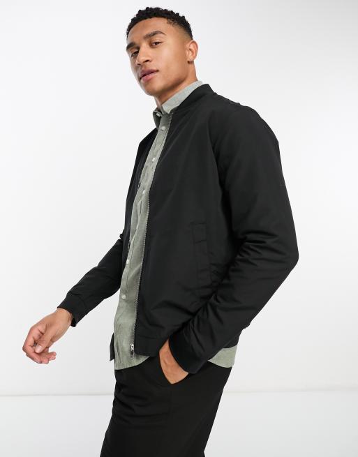 Jack Jones Originals bomber jacket in black