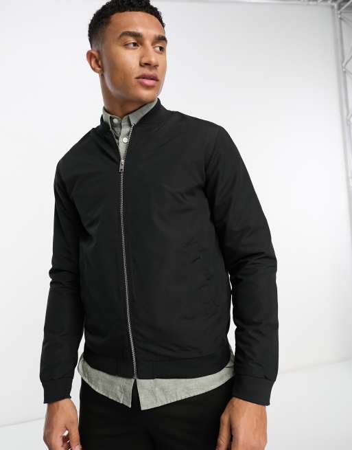 Jack Jones Originals bomber jacket in black