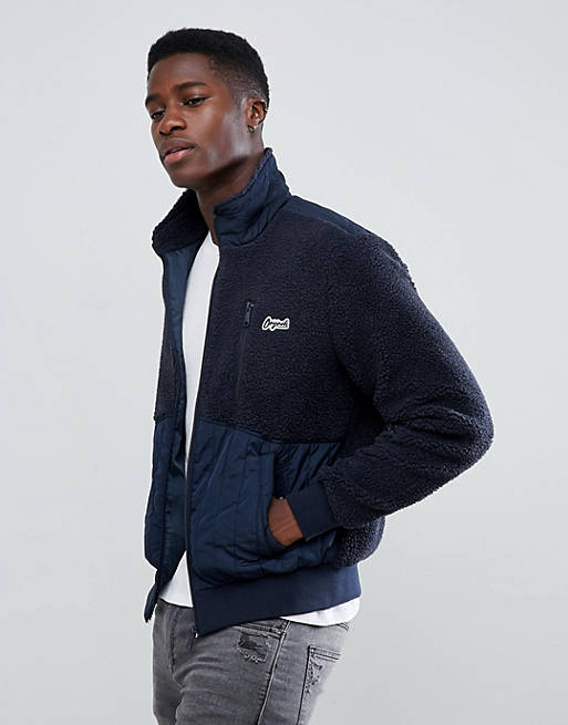 Jack & Jones Originals borg fleece jacket | ASOS