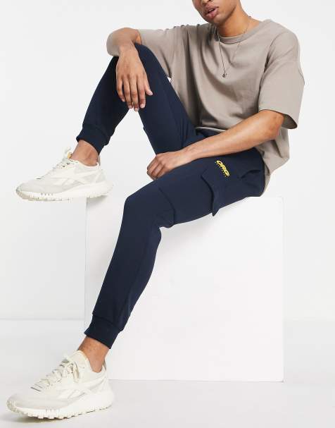 Jack & Jones – Originals – Cargo-Jogginghose in Marineblau - view 1