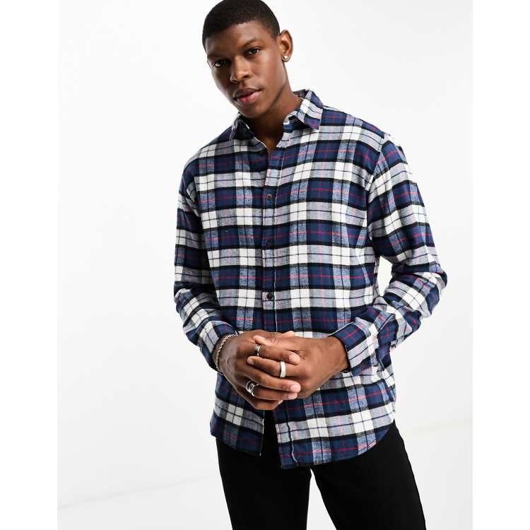 Flannel Jacket Black White ubicaciondepersonas.cdmx.gob.mx