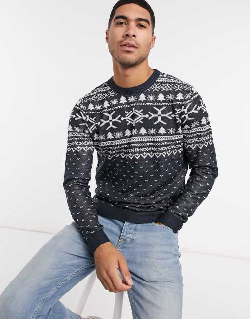 Jack jones christmas jumper sale