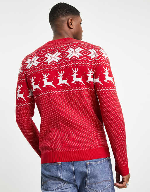 Jack and jones hot sale christmas sweater