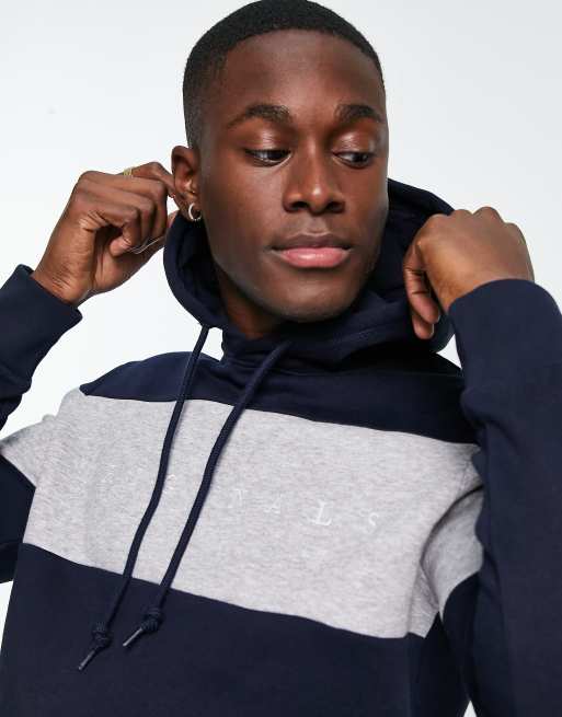Tom tailor color block hoodie best sale
