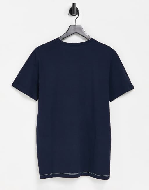 Jack & Jones Originals colourblock t-shirt in navy , 2 of 4