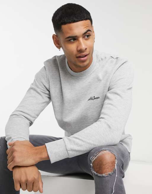 Jack and jones online grey sweatshirt