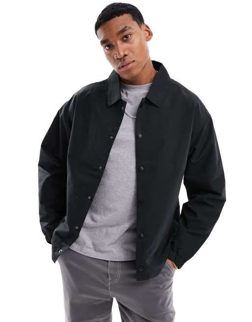 Jack & Jones Originals – Czarna kurtka typu coach
