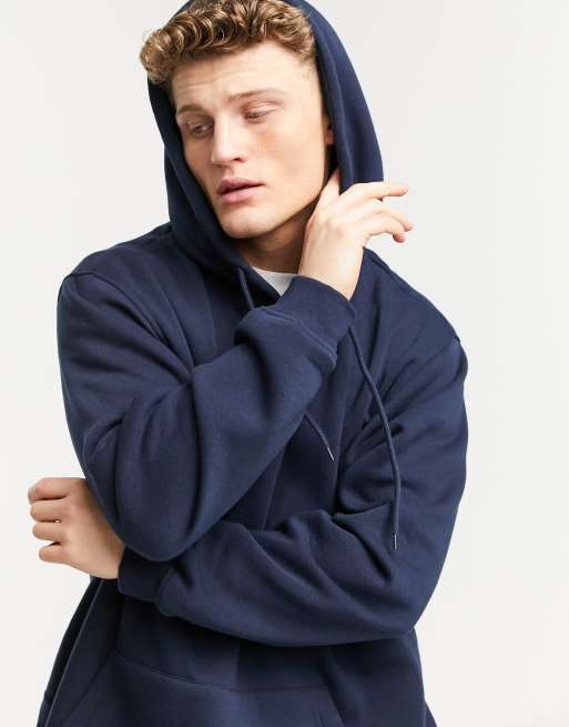 Drop Shoulder Hoodie - Navy – Hours