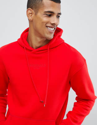 jack and jones red hoodie