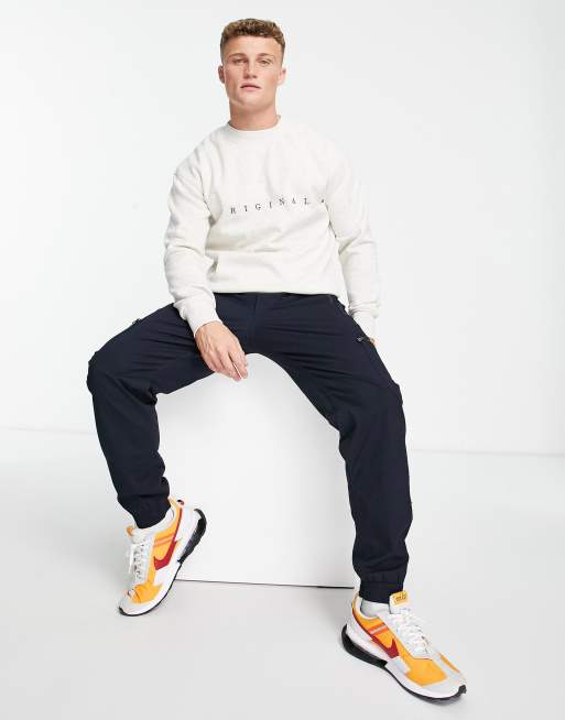 Jack & Jones Junior Sudadera - white melange/crema 