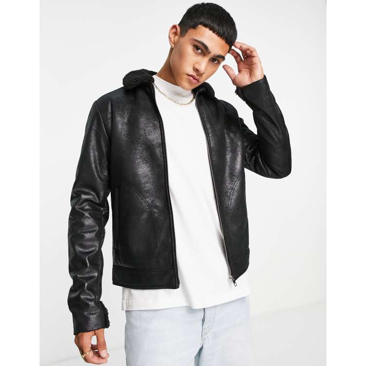 Jack jones aviator jacket outlet