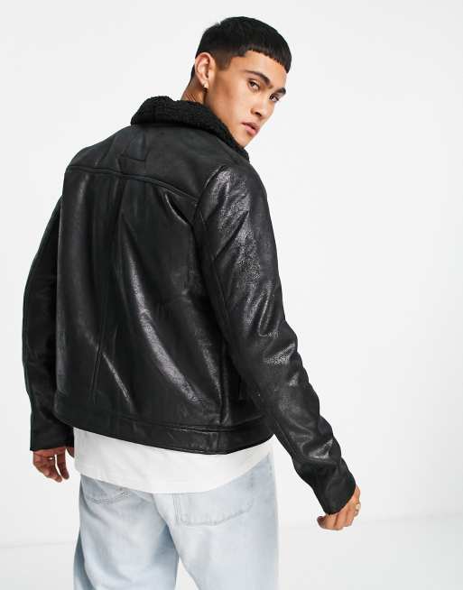 Jack jones aviator jacket best sale