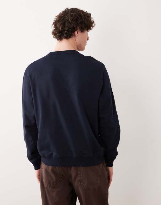 Jack & Jones - Originals - Felpa blu navy con logo, 3 di 5