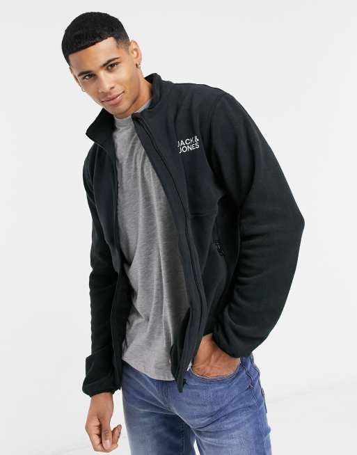 jack and jones half zip fleece