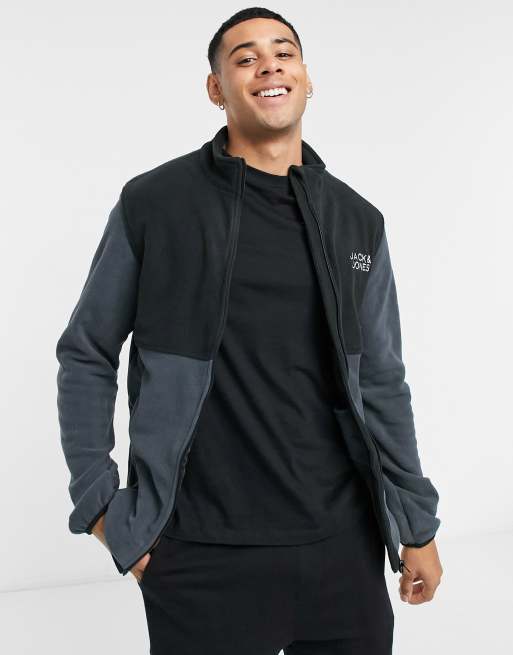 jack and jones half zip fleece