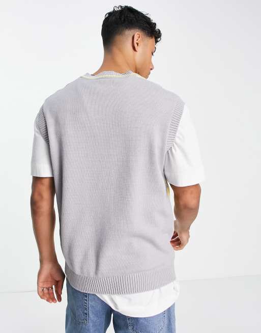 Jack & Jones – Originals – Grå väst med argylemönster, 2 av 4