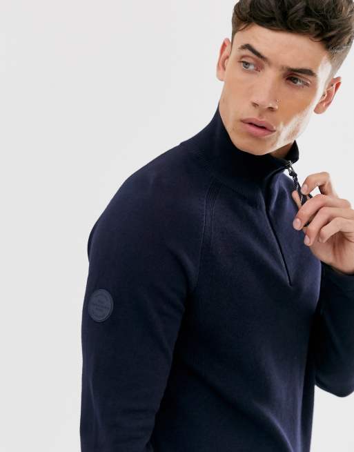 half zip jack and jones