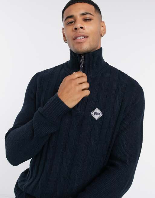 half zip jack and jones