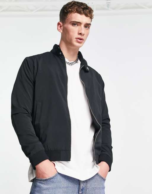 Chaqueta Harrington Bomber - Black — Jack & Jones