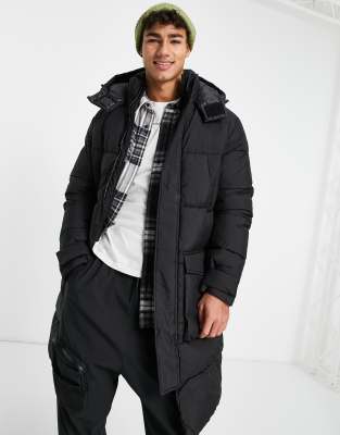 jack and jones long puffer