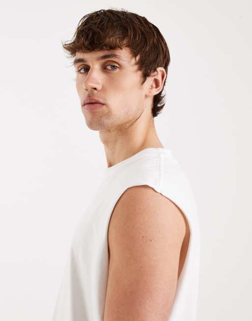 Jack & Jones - Originals - Hemdje met logo op de voorkant in wit, 4 van 5
