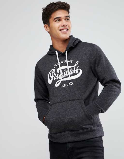 Jack and on sale jones logo hoodie