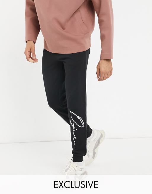 jack jones black joggers