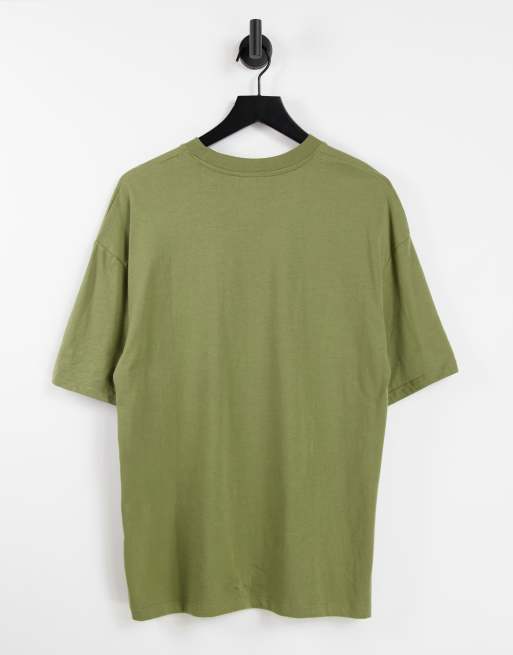 Jack & Jones Originals - Kakifarvet oversized T-shirt, 2 af 4
