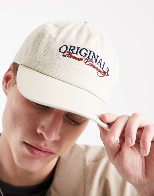 Jack & Jones Originals – Kappe in Wollweiß mit Logo, 2 von 3