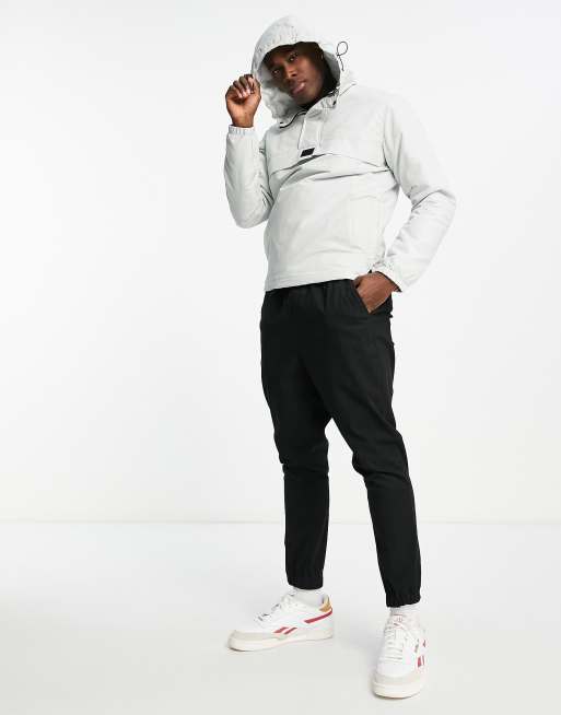 Jack & Jones Originals – Ljusgrå vindjacka i anorak-design