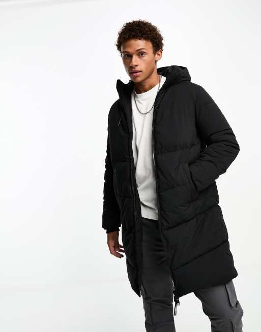 Long Hooded Puffer Coat