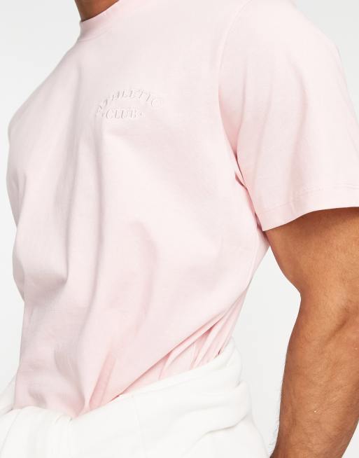 Jack & Jones Originals - Lyserød oversized T-shirt med 'athletic'-broderi , 2 af 4