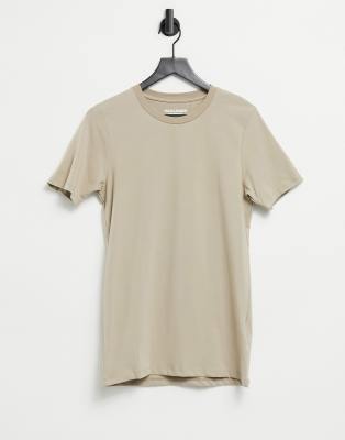 plain beige t shirt