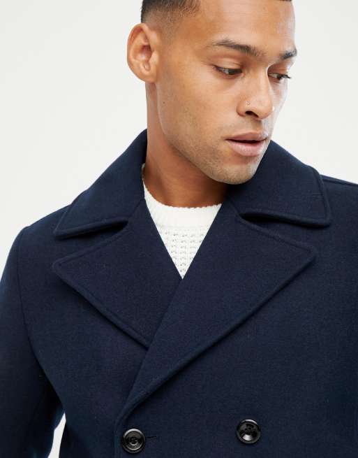 Jack and outlet jones peacoat