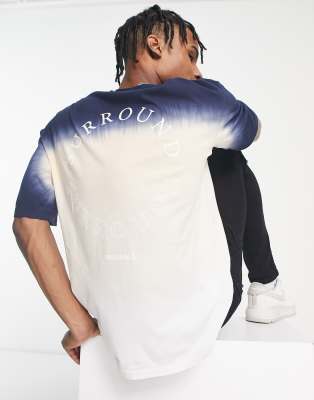Jack & Jones Originals ombre back print oversized t-shirt in pink  - ASOS Price Checker