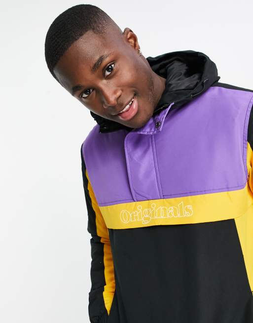 Yellow and black windbreaker new arrivals