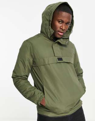 Bershka overhead sale windbreaker