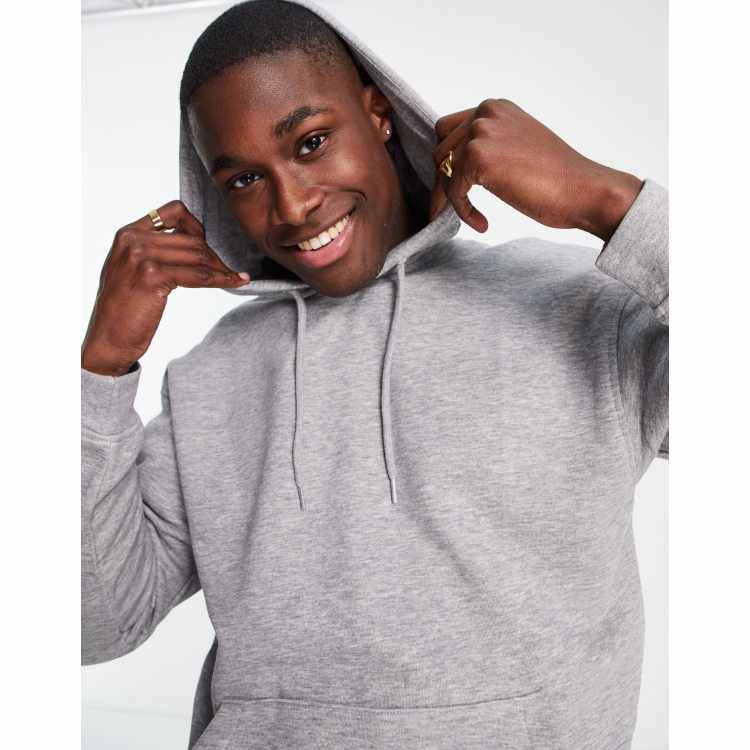 Jack u0026 Jones Originals oversized hoodie in grey marl | ASOS