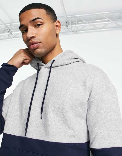 Jack and jones sale colour block hoodie