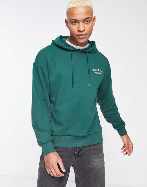 Jack and outlet jones green hoodie