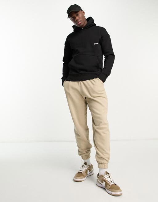 Black and beige hoodie new arrivals