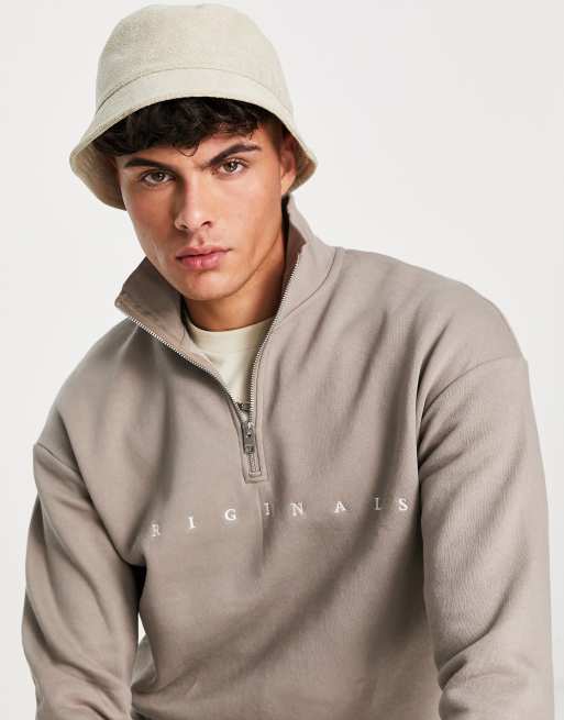 Oversized quarter best sale zip pullover