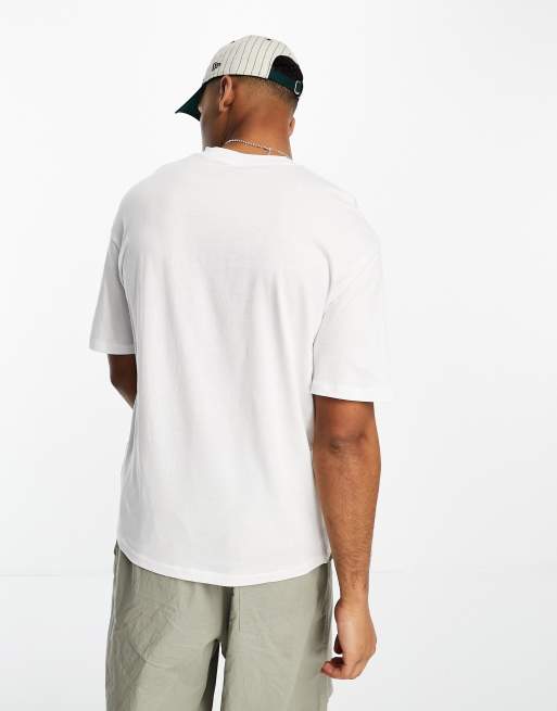 white melange t shirt